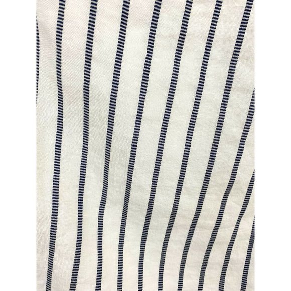 Theory "Wrap the Skirts Split Stripes" Linen Wrap Skirt‎ - Picture 10 of 12